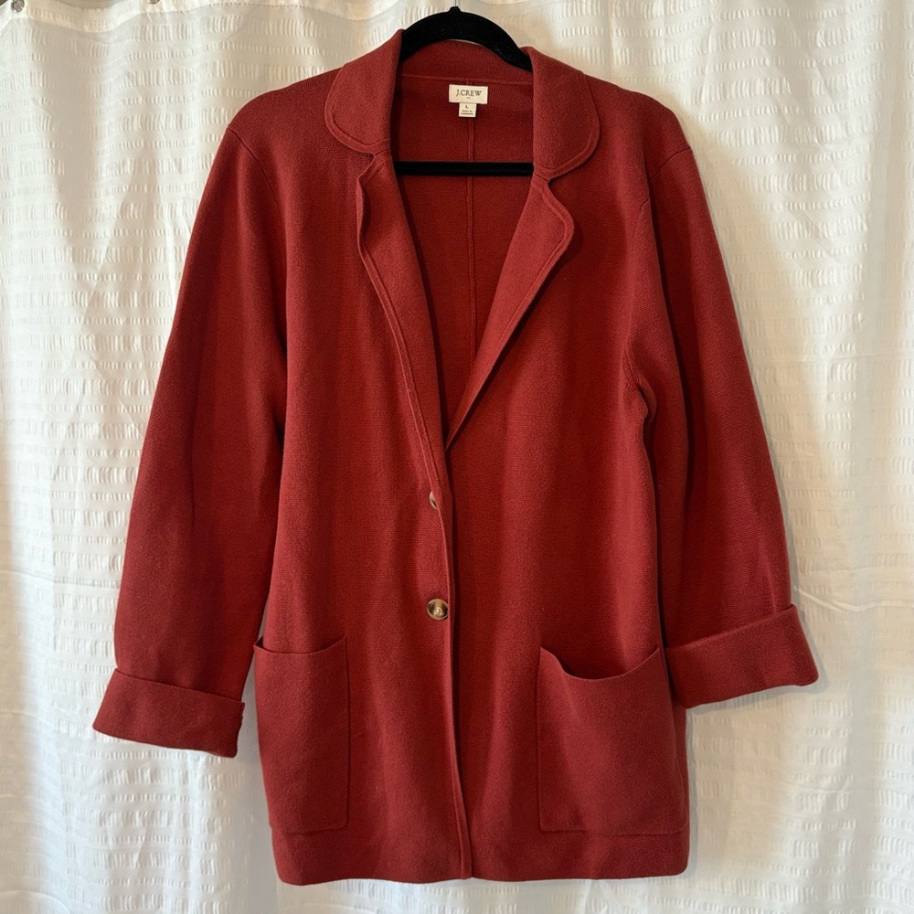 J. Crew Two-Button Sweater Blazer